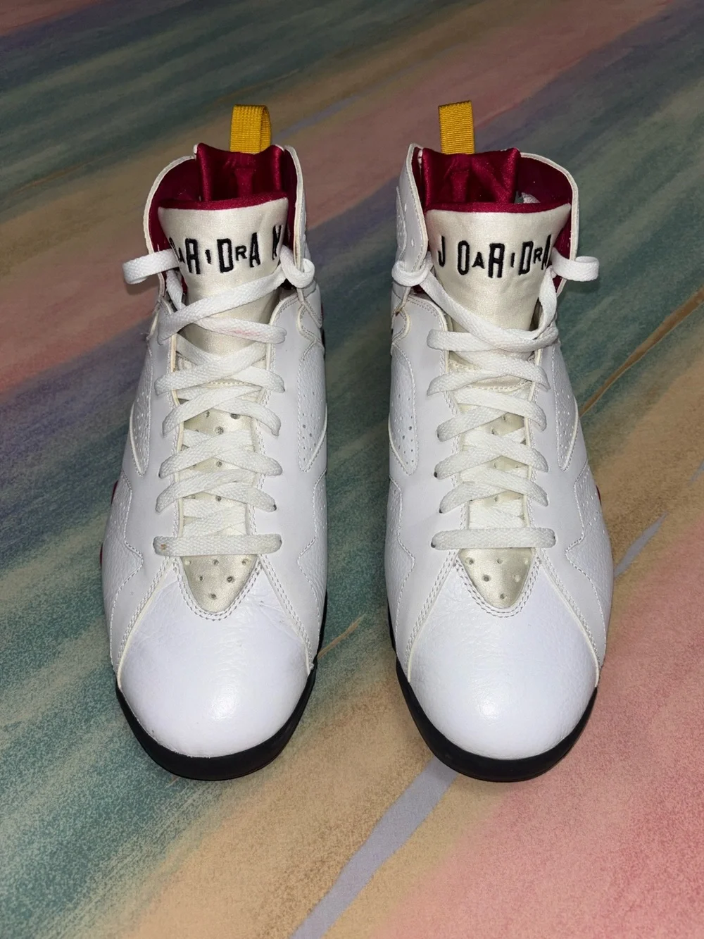 Nike Air Jordan 7 Retro Cardinal 2011 Red White Black Men’s Size 13 retro OG